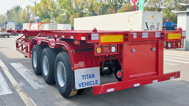 3 Axle 40 FT Shipping Container Trailer for Sale in Ivory Coast