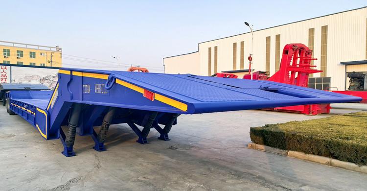 2 Line 4 Axle 120 Ton Folding Gooseneck Trailer for Sale