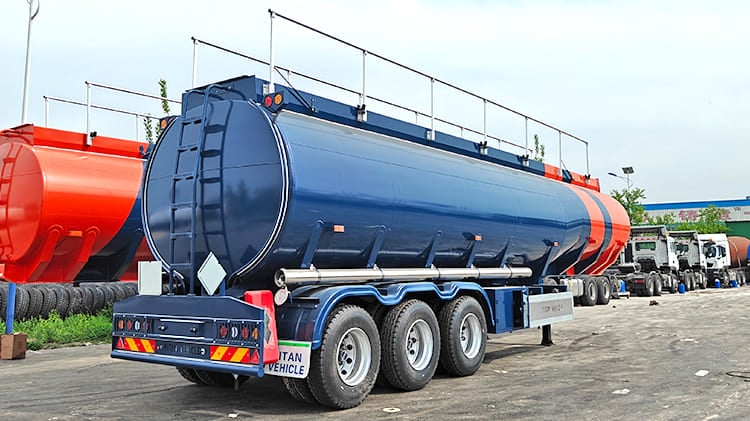 3 Axle 40000L Fuel Tanker Trailer Prices For Sale in Mali