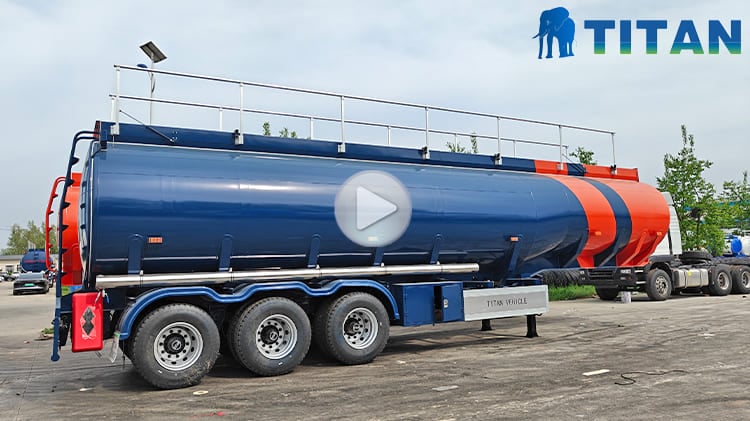3 Axle 40000L Fuel Tanker Trailer Prices For Sale in Mali