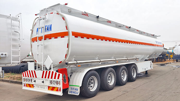 4 Axle 54000L Diesel Tanker Trailer for Sale in Mali
