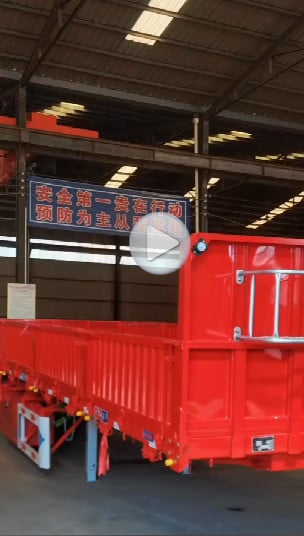 China New Design of Sidewall Semi Trailer for Sale