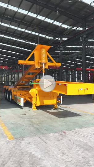 container tipper chassis trailer 