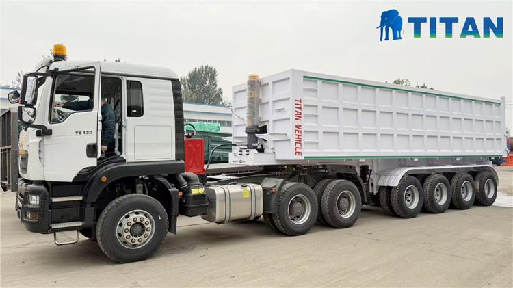 4 axle tipper trailer