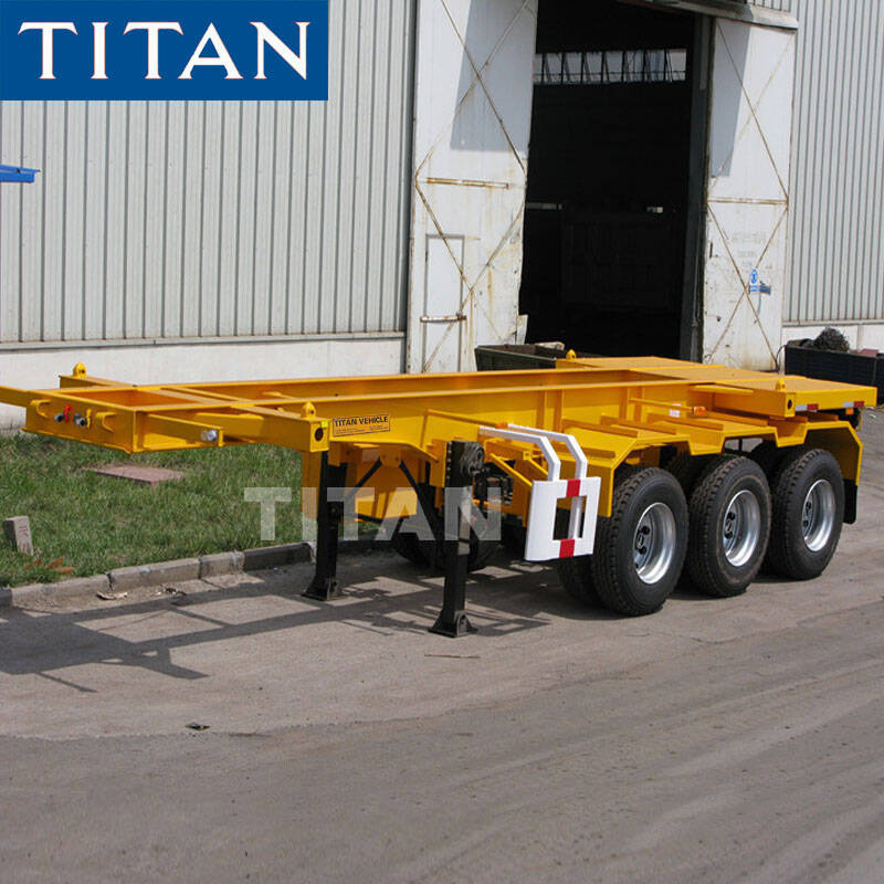 3 axle 20ft shipping skeleton container skeletal chassis 3 axle 20ft shipping skeleton container skeletal chassis