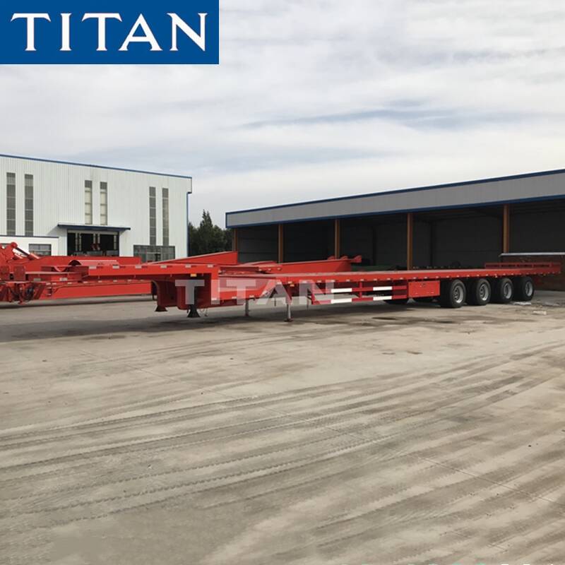 50M Extendable Wind Blade Trailer For Sale In Vietnam