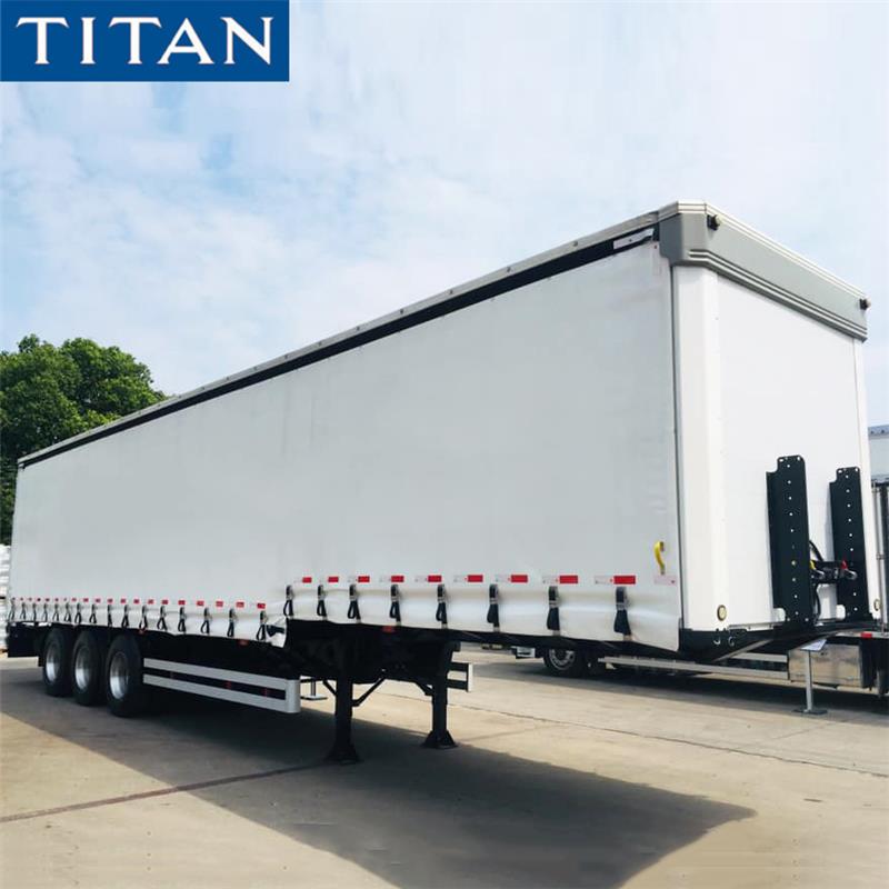 40FT Side Curtain Trailer for Sale in Malaysia Manila TITAN Vehicle