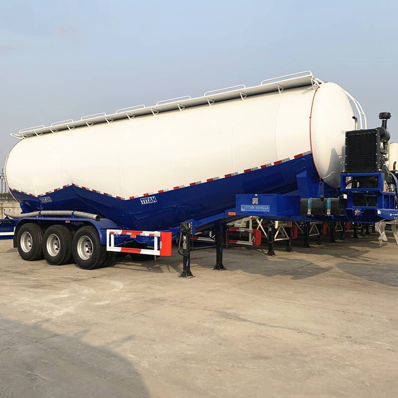 W Shape 60cbm Bulk Cement Tanker