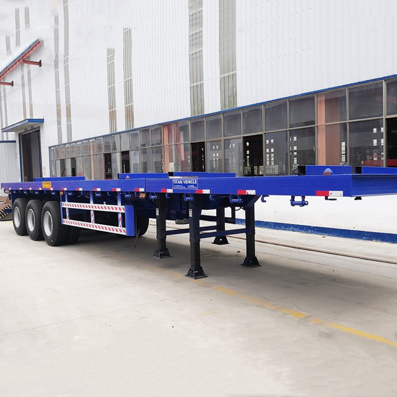 24M Extendable Flat Bed Trailer