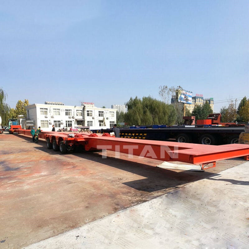 64M Extendable Trailer for Wind Blades Transport