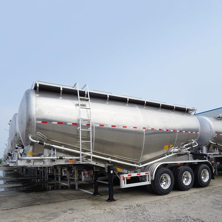 Aluminium Alloy Pneumatic Cement Tanker Trailer