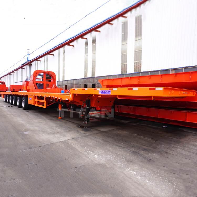 6 Axle 62M Extendable Trailer for Blade