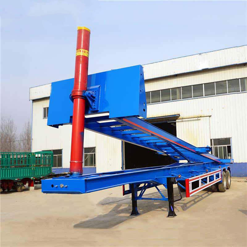 2 axle tipping container trailer