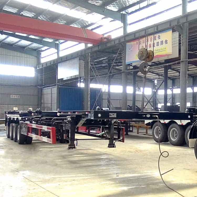 4 Axle Container Chassis Trailer for Sale in Ghana