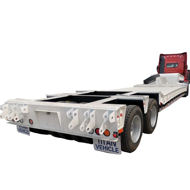 60 Tons Low Bed Container Trailer