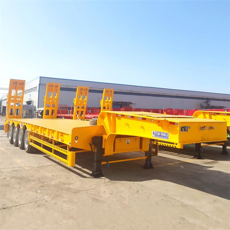 100T Heavy Load Lowbed Trailer