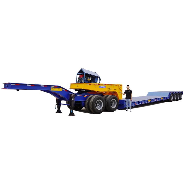 150T Removable Gooseneck Trailer with Dolly