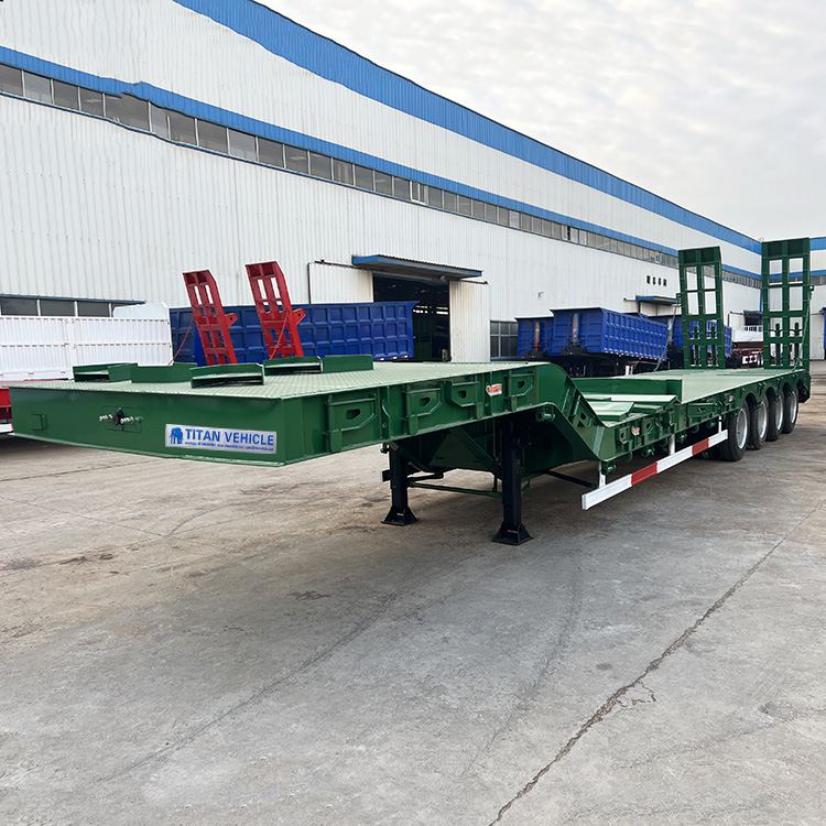 4 Axle Low Bed Trailer for Sale