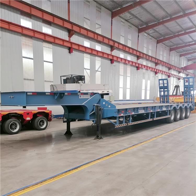4 Axle Extendable Low Bed Trailer