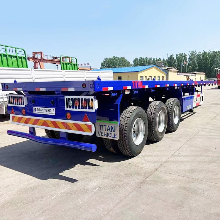 40Ft Tri Axle Flatbed Trailer for Sale 