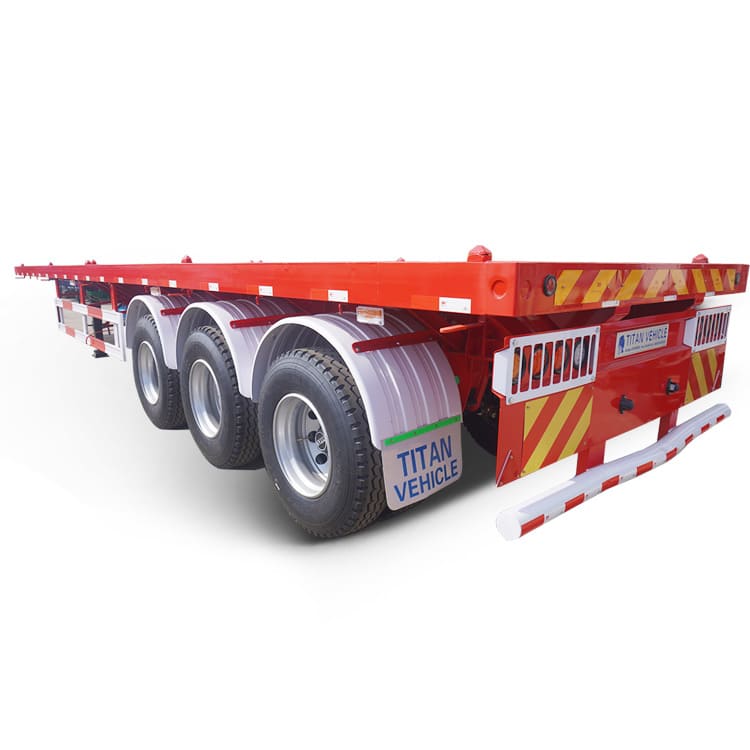 40Ft Flatbed Container Semi Trailer 