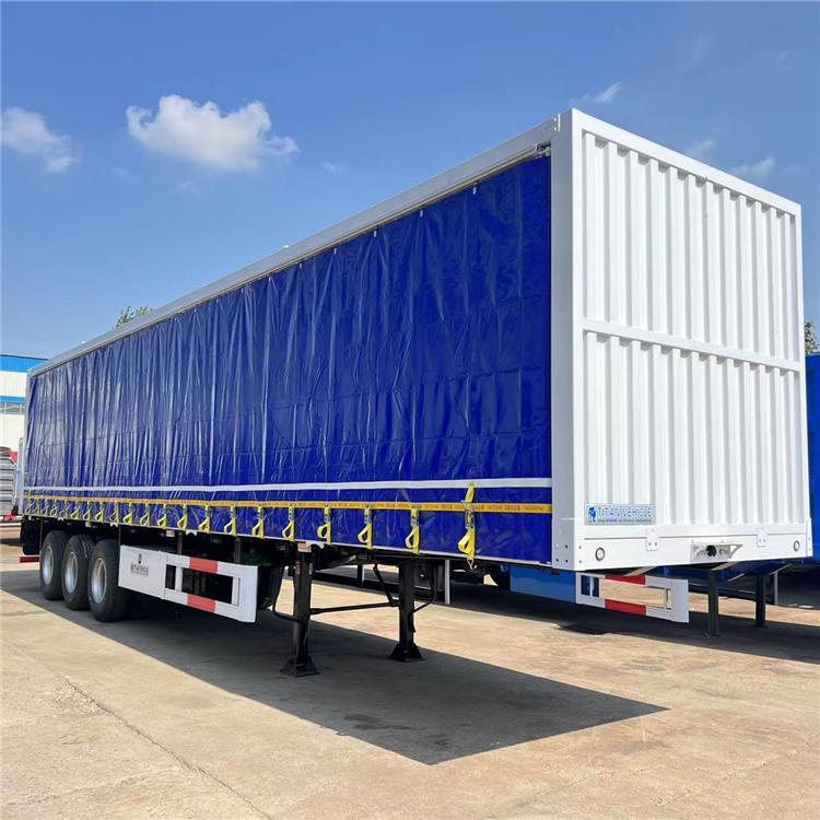 3 Axle 45 ft Tautliner Curtains Trailer