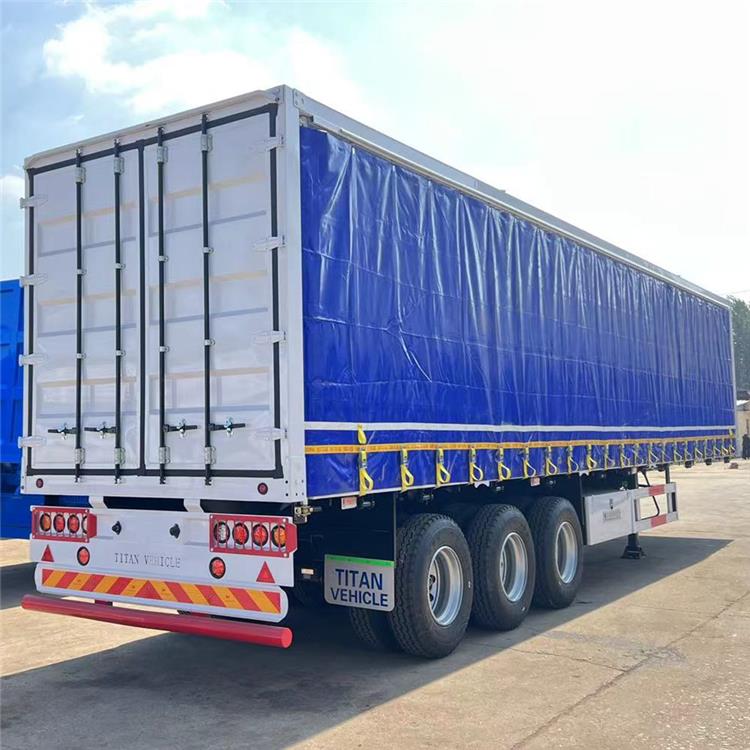3 Axle 45 ft Tautliner Curtains Trailer