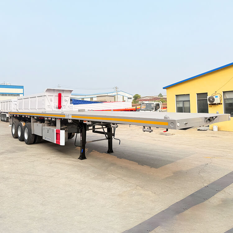 Titan 40 Feet Semi Flatbed Trailer
