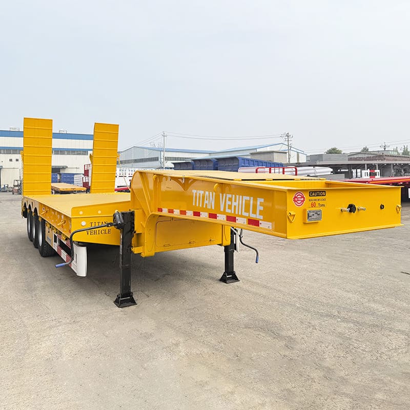 3 Axle Low Bed Semi Trailer
