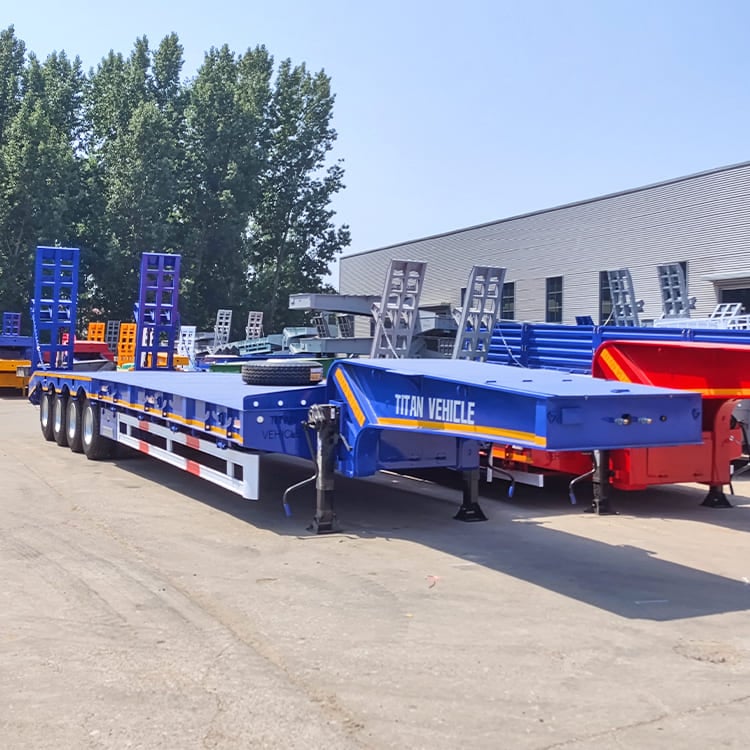 4 Axle 80 Ton Low Loader Trailer