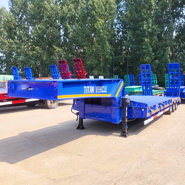 3 Axle 60 ton Low Bed Trailer