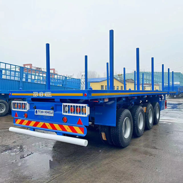 Heavy Duty Flat Bed Trailer with Stake