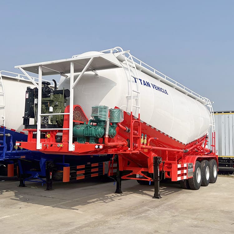 3 Axle 30CBM Dry Bulk Tanker Trailer