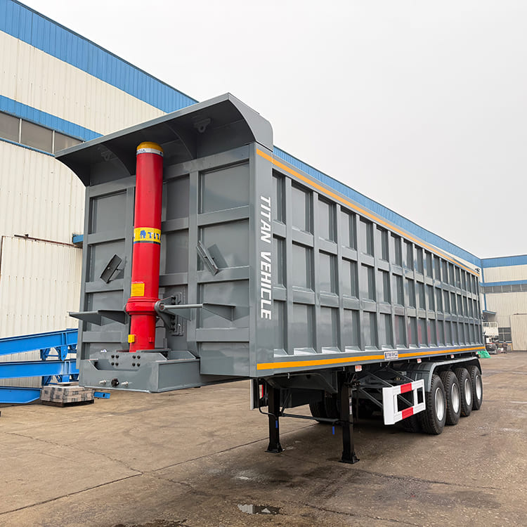 4 Axle Rear Dump Semi Trailer
