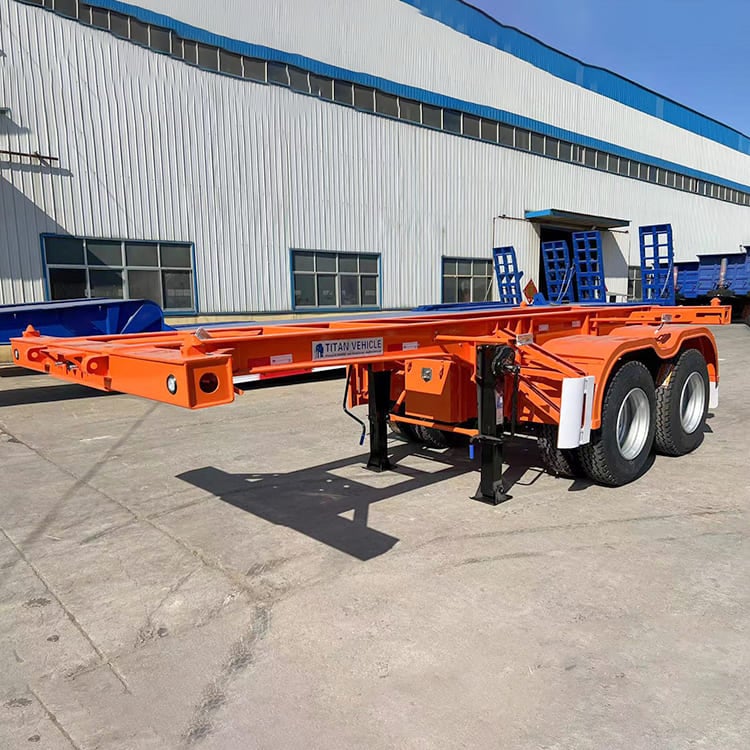 2 Axle 20 FT Skeletal Semi Trailer