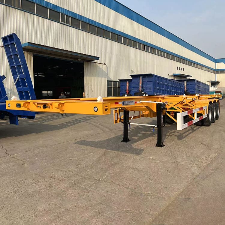 3 Axle 40 Foot Container Trailer