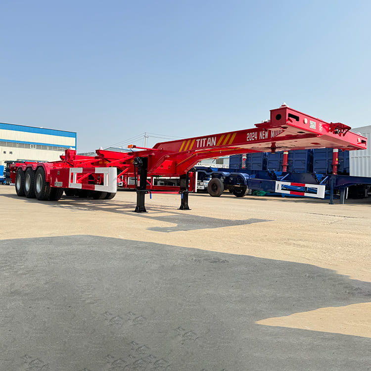 3 Axle 40ft Container Chassis Trailer