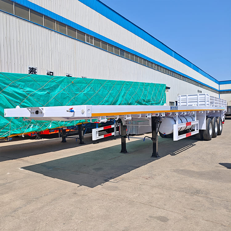 3 Axle Flatbed Semi Trailer
