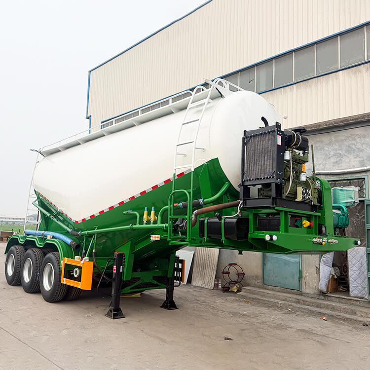3 Axle 30 cbm Bulk Cement Tank Semi Trailer