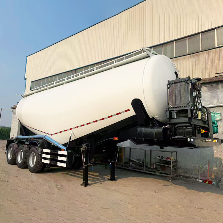 3 Axle 42cbm 50 ton Bulk Cement Tanker Trailer
