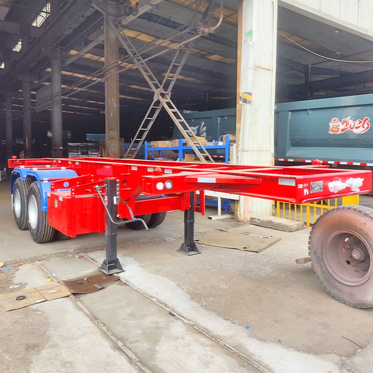2 Axle 20 Ft Container Trailer