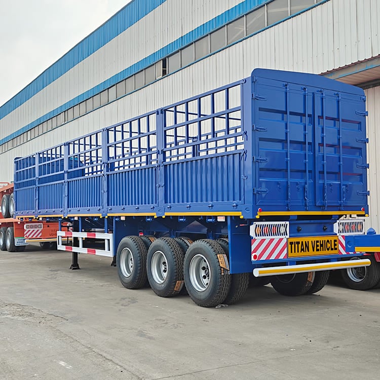 3 Axle Fence Cargo Trailer
