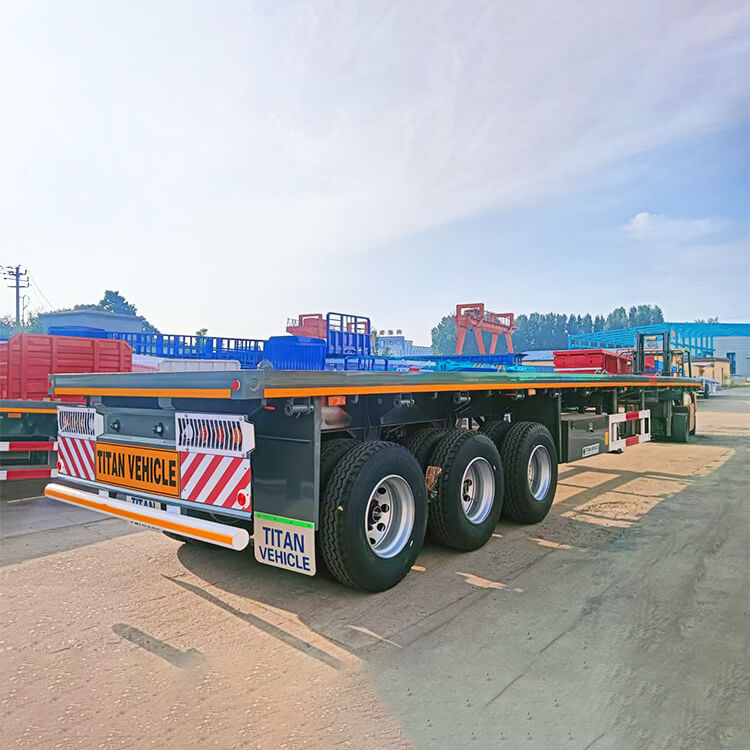 3 Axle Flatbed Trailer