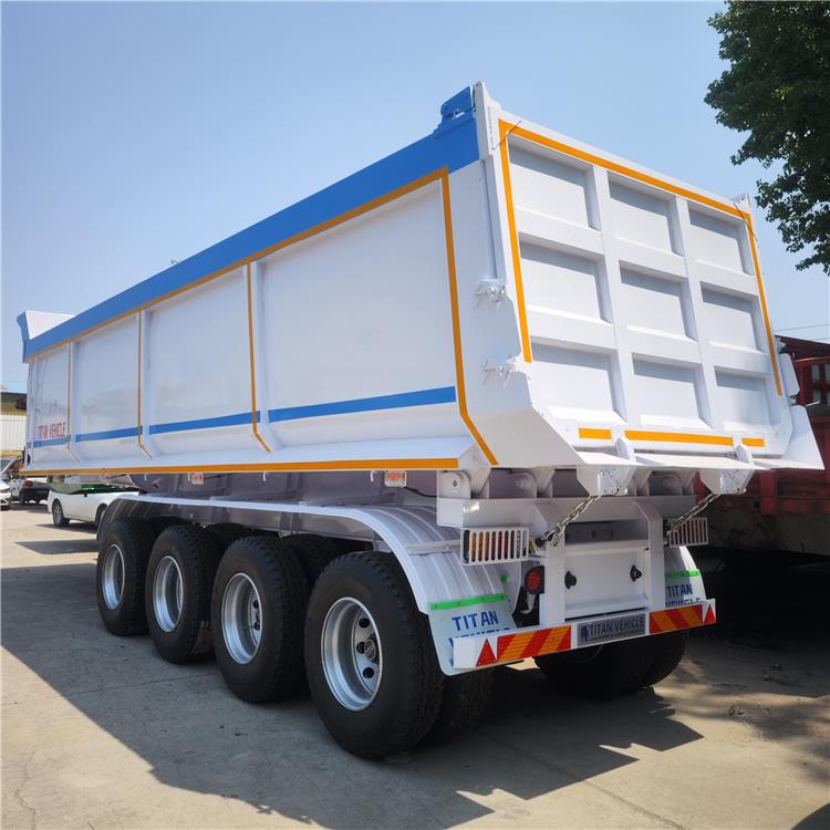 4 Axle 80 Ton Dump Trailer