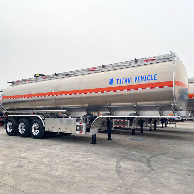5 Compartments Aluminum Tanker Trailer