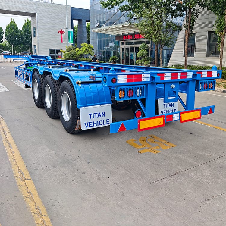 Tri Axle 40ft Skeletal Trailer