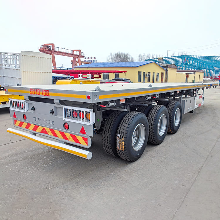 Heavy Duty Tri Axle Flatbed Trailer