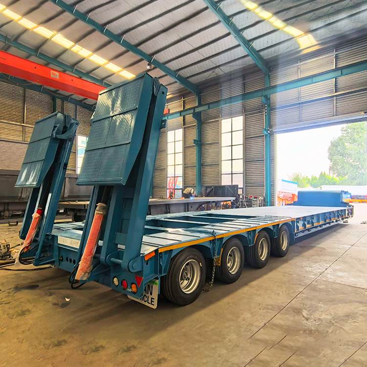 4 Line 8 Axle Low Bed Trailer