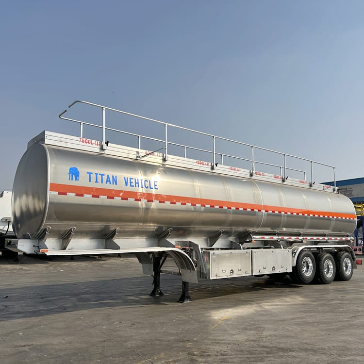 45000L Aluminum Diesel Tanker Trailer