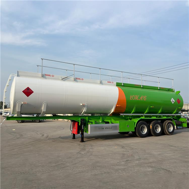 3 Axle 45000 Liters Palm Oil Tanker Trailer